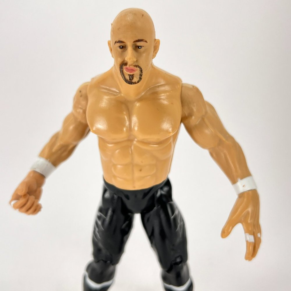 Vtg Justin Credible Wrestling Figure 1999 Jakks Pacific Titan Tron Live WWE - Picture 5 of 13